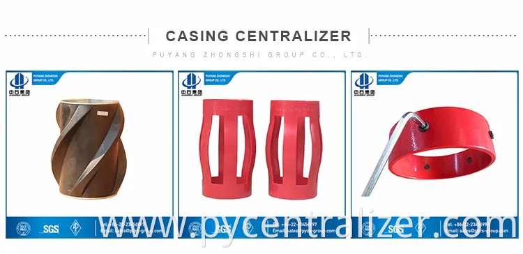 API certified Casing Centralizer With Spiral Nail Stop collars for oil well drilling stop ring Slip On Set Screw Slurries steel